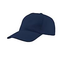 Cappellino in cotone blu navy - conf. 25