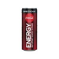 Coca Cola Energy Zero, canette de 250 ml, pack de 12 canettes