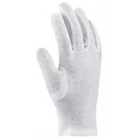 Ardon® Kevin Textile Gloves, Size 9, White, 12 Pairs