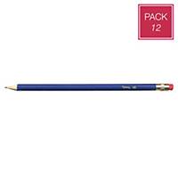 Lyreco Pencil HB Eraser-Tip - Pack Of 12