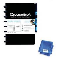 Correctbook A5 lined black