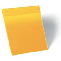/Tasca per identificazione magnetica Durable verticale A4  giallo - conf. 10