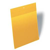 /Tasca per identificazione magnetica Durable orizzontale A4 giallo - conf. 10