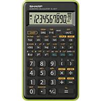 Vědecká kalkulačka Sharp SHEL501TBGR, 12-místný disp., černo-zelená