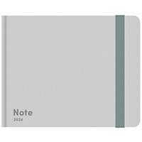 Ajasto Note Mini 2024 taskukalenteri harmaa 108 x 87mm