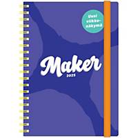 Ajasto Maker 2024 pöytäkalenteri 148 x 210mm
