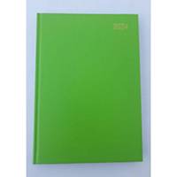 Lyreco A5 Diary Lime Green - Page a Day