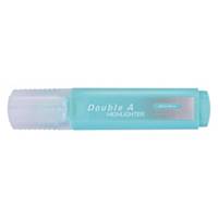 Double A ปากกาเน้นข้อความ รุ่นFlat สีฟ้าพาสเทล
