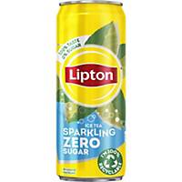Lipton Ice Tea zero, blik 33cl, per 24