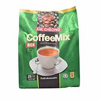 Aik Cheong Coffee Mix 3 in 1 Rich - Pack of 25