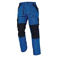 Pracovní kalhoty CERVA MAX, velikost 68, modro-černé