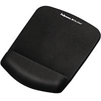 Mousepad con poggiapolsi Fellowes Plush Touch nero