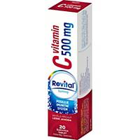 Šumivé tablety Revital® vitaminCe, lesná jahoda, 20 tabliet
