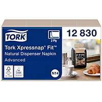 Tovaglioli Tork Xpressnap Fit 2 veli compostabili naturale - conf. 6 x 120