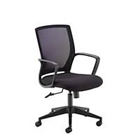 Jonas Mesh Back Operators Chair With Arms Black - Excludes Northern Ireland