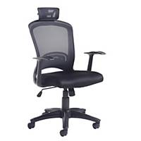 Solaris Mesh Back Operators Chair With Arms Black - Excludes Northern Ireland