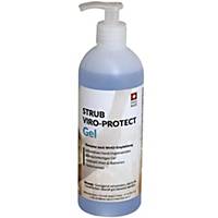 Gel désinfectant pour les mains Strub Viro-Protect, avec pompe, 500 ml