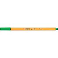 Stabilo Point 88 Fineliner Pen, Line Width 0.4mm, Green