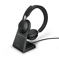Headset Jabra Evolve2 65 UC Duo/Stereo, inkl. Ladestation, USB-A, Bluetooth