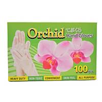 Orchid Hand Gloves (Free Size) - Box of 100