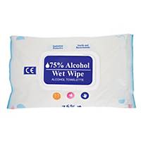 Alcohol Wet Wipes - 75 Alcohol Content