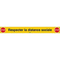 Stoplijn social distancing, L 80 cm, Franstalig