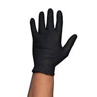 Caja de 100 guantes desechables Rubberex NIT100 - nitrilo - negro - talla 8