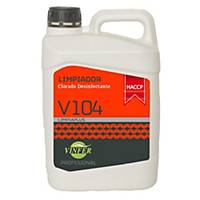Limpiador desinfectante clorado V104 - 5 l