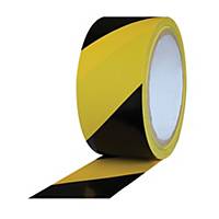 PVC Marking Tape 27m x 48mm (Black & Yellow)