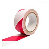 PVC Marking Adhesive Tape 27m x 48mm (Red & White)