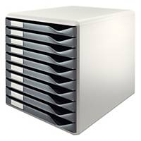 Leitz 5281 10-drawer unit grey
