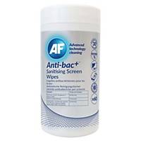 AF Anti-bac+ desinfiointipyyhe näytölle 17,5 x 16cm, 1 kpl=60 pyyhettä