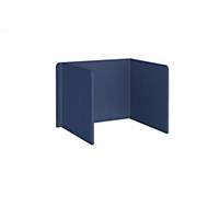 Free Standing 3 Sided High Screen 1000X800mm Blue