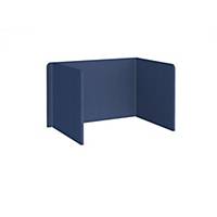 Free Standing 3 Sided High Screen 1200X800mm Blue