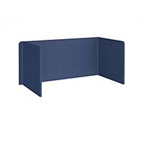 Free Standing 3 Sided High Screen 1600X800mm Blue
