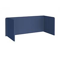 Free Standing 3 Sided High Screen 1800X800mm Blue