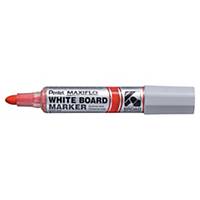 Pentel Maxiflo whiteboard marker, extra brede ronde punt, rood