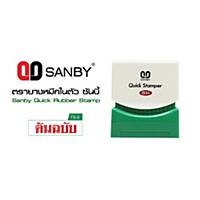 SANBY P-TS3 Self Inking Stamp   Original   Thai Language - Red