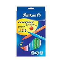 Fixy štětečkové Pelikan Colorella, mix 10 barev