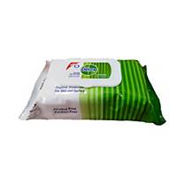 Detox anti bacterial wipes natural - pack of 80