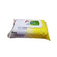 Lingettes anti bactériennes Detox citron - paquet de 80