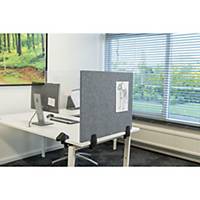 Écran de sécurité double bureau/table, avec tableau blanc/d affichage, 58x75cm