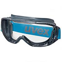 Safety goggles UVEX Megasonic, lens color colorless, with headband