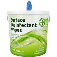 Surface Disinfectant Wipes - Tub of 1000