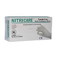 Nitricare® Disposable Nitrile Gloves XL, 100 Pieces