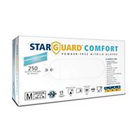 STARGUARD® COMFORT Einweg-Nitril-Handschuhe, Größe M, 250 Stück