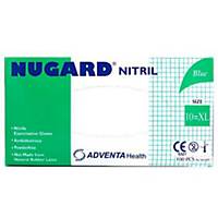 ADVENTA NUGARD® Eldobható nitril kesztyű, méret XL, 100 darab