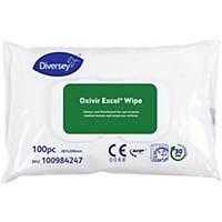 Disinfection wipes Oxivir Excel, pack with 100 pieces, 20x26cm