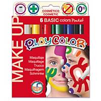 §Tempera solida make up Playcolor colori brillanti - conf. 6