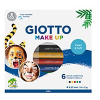 §Set 6 matite makeup Giotto colori classic
